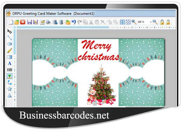 Screenshot of Greetings Card Maker Software