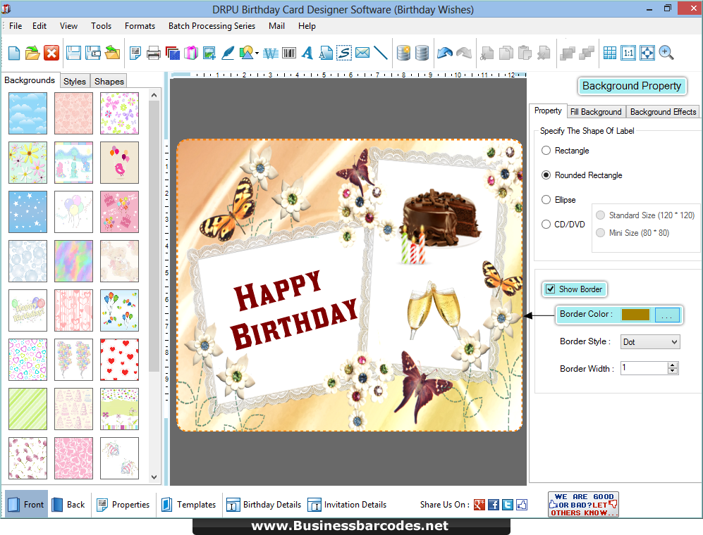 Birthday card designer program Birthday card designer program