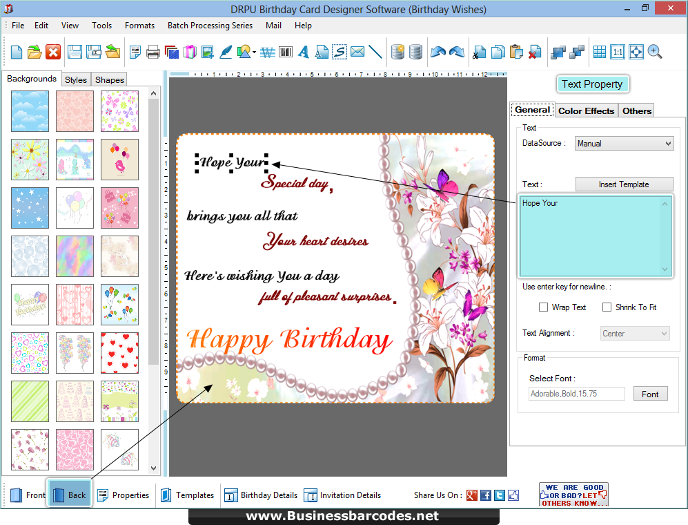 Birthday card designer program Birthday card designer program