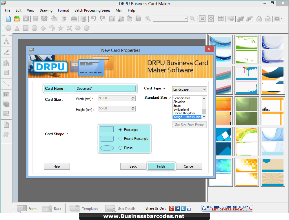 Business card designer program Business card designer program