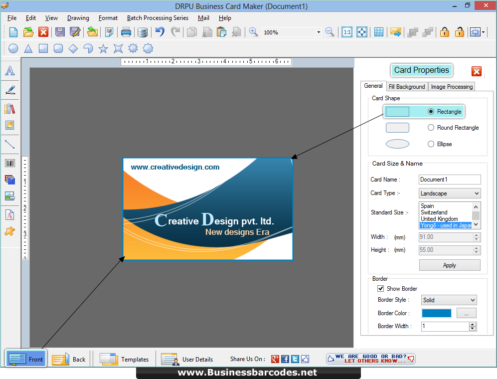 Business card designer program Business card designer program