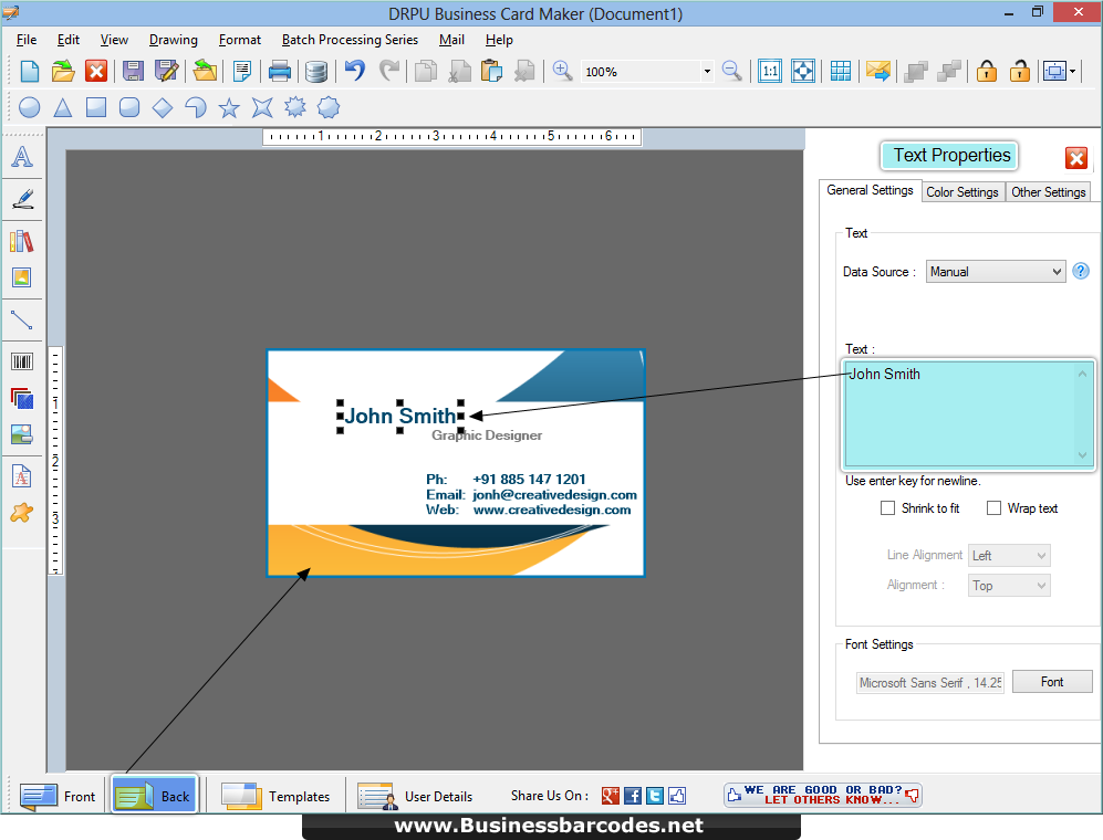 Business card designer program Business card designer program