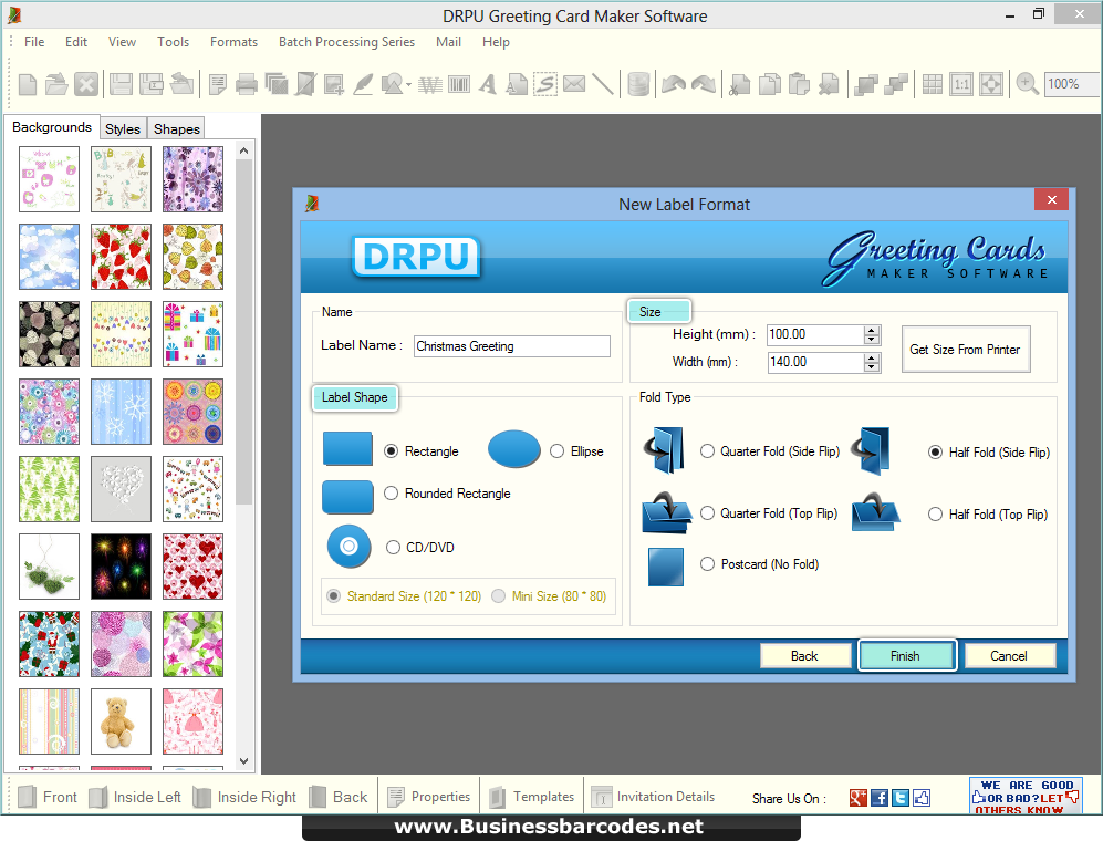 Greeting card creator program Greeting card creator program