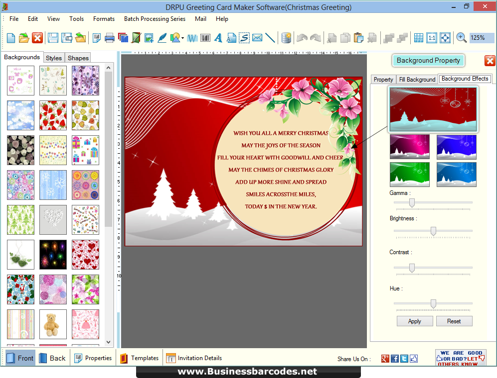 Greeting card creator program Greeting card creator program