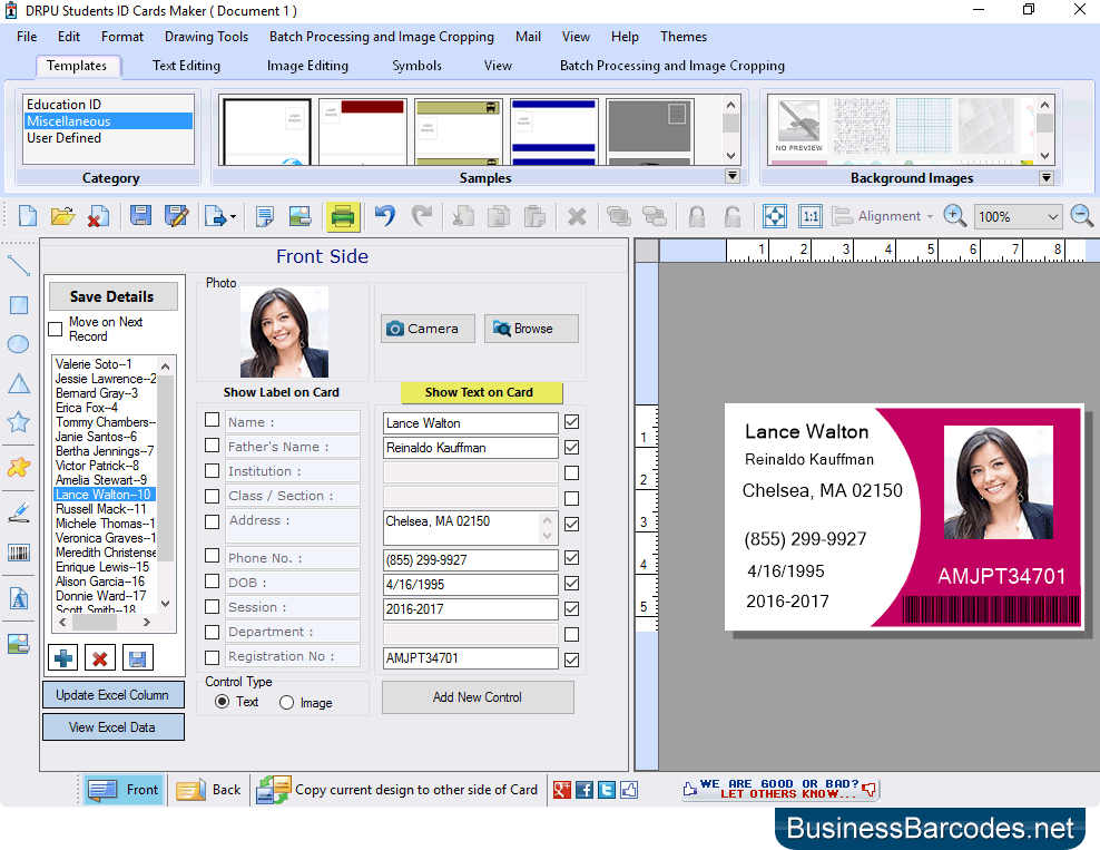 Fill User Profile ID Cards Maker (Corporate Edition)
