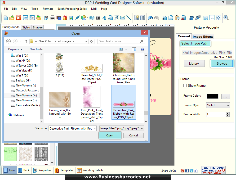 Wedding card Maker program Wedding Card Maker program