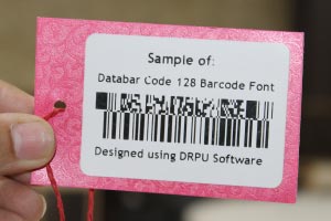 Information Encoded in a Databar Code 128 Barcode