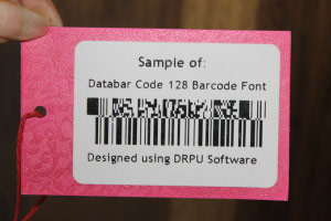 Databar Code 128 Barcode Usage