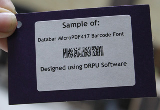 Databar MicroPDF417 Barcode