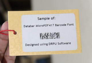 Purpose of Databar MicroPDF417 Barcode