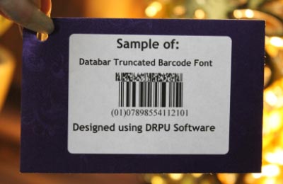 Databar Truncated Barcode