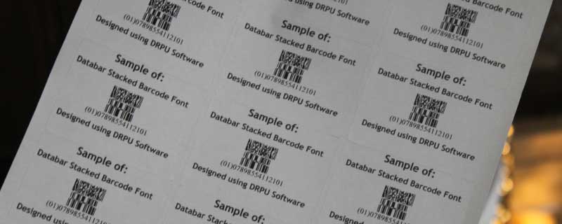 Generating a GS1 DataBar Stacked Barcode