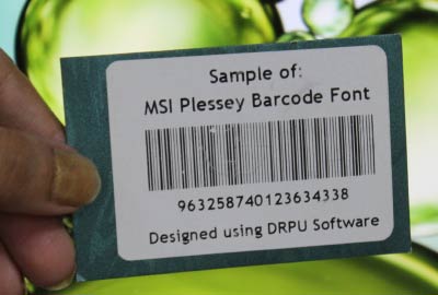 MSI Plessey Barcode Length