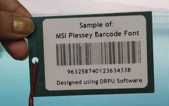MSI Plessey Barcode Structure