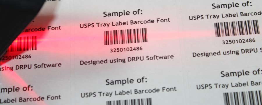 Scan USPS Tray Label Barcode