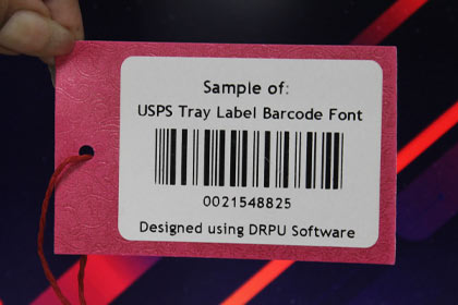 USPS Tray Label Barcode