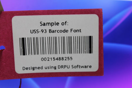 USS-93 Barcode Font