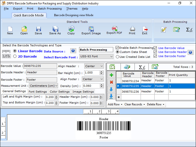 Excel Supply Chain Barcode Labeling Tool