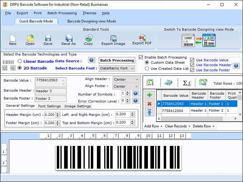 Warehousing Business Barcode screenshot