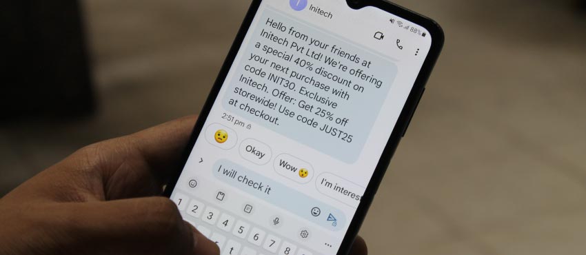 Use a Bulk SMS Gateway to Send SMS messages from a Mobile App Use a Bulk SMS Gateway to Send SMS messages from
a Mobile App