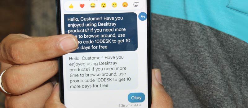 SMS Messages are Delivered Successfully SMS Messages are Delivered Successfully