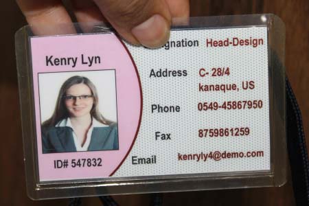 Edit the Created ID Card