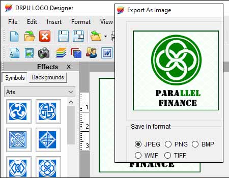 Supported File Formats in Logo Maker Software