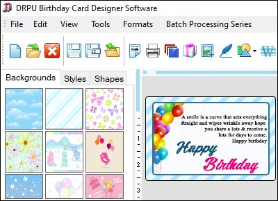 Birthday Card Design Elements