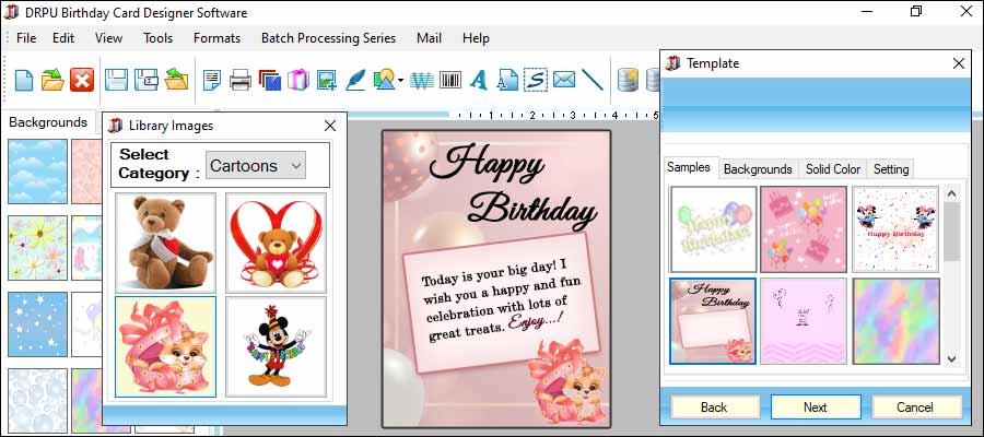 Templates and Libraries to Speedup Birthday Card Design