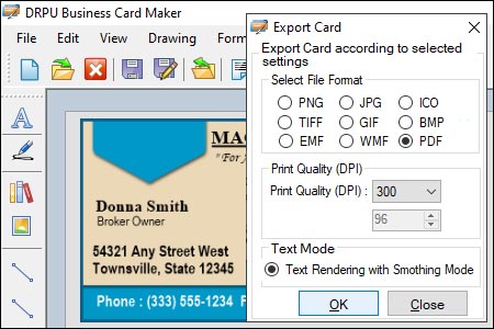 File Formats Used in Business Card Design