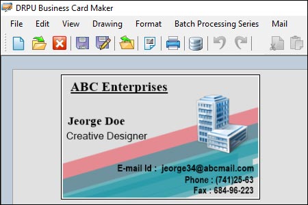 Features of Business Card Maker Software