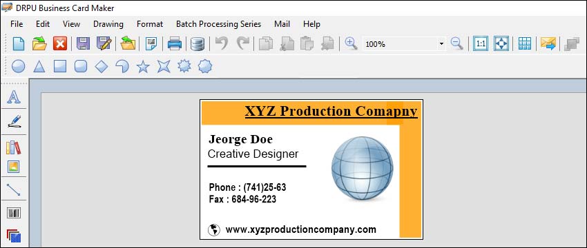 Create Custom Business Card Design