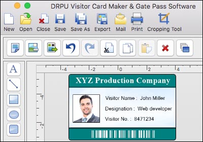 Visitors ID Cards Maker for Mac