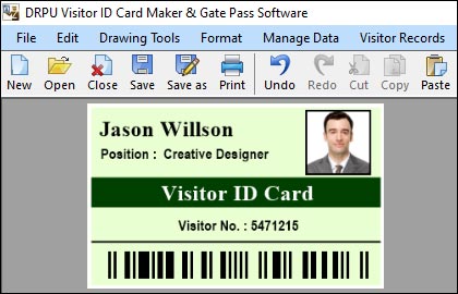 Gate Pass Maker Sample
