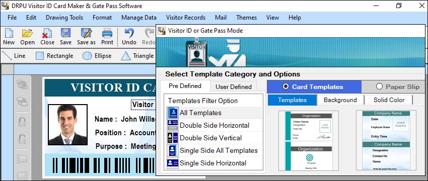 Use of Gate Pass Maker Software Offline