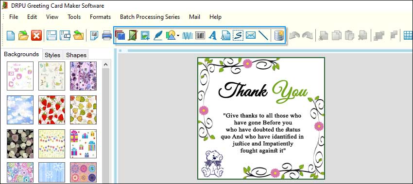 Functionalities of Greeting Card Maker Software