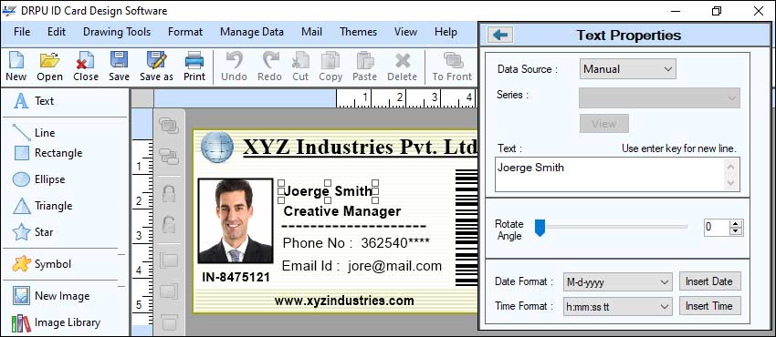 Free ID Badge Designing Software Option
