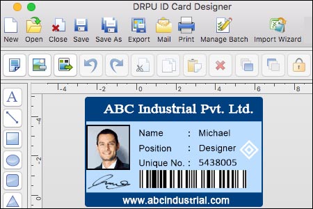 Features of ID Badge Maker for Mac