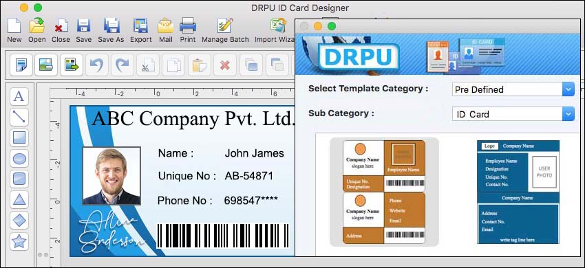 Working of ID Badges Maker Working of ID Badges Maker