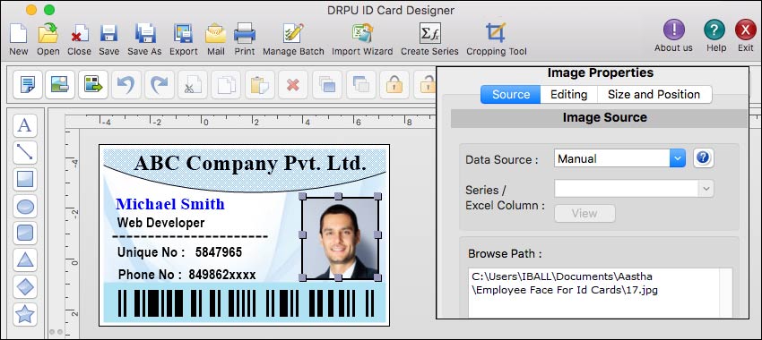 Types of Mac ID Card Design