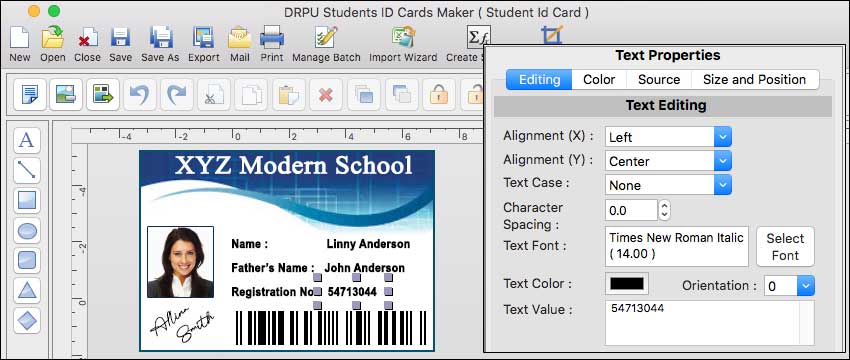 Use of Students ID Cards Maker for Mac Use of Students ID Cards Maker for Mac