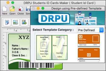 Working Of Students ID Cards Maker Software