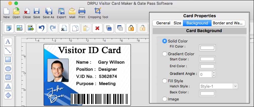 Create Custom Visitor ID Cards