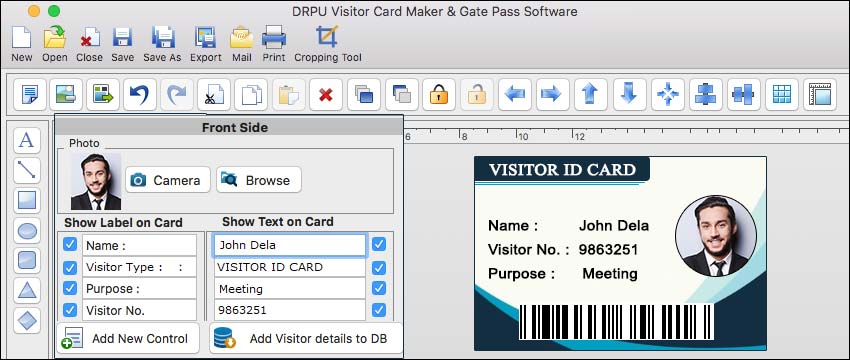 Data Stored in Visitors ID Cards Maker for Mac is Secure
