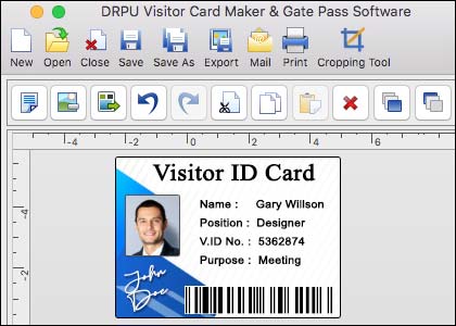 Visitor ID Card Maker for Mac