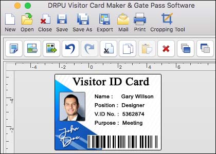 Visitor ID Card Maker for Mac