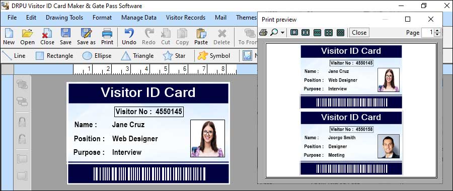 Printed Gate Pass