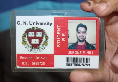 Security Features in a Student ID Card