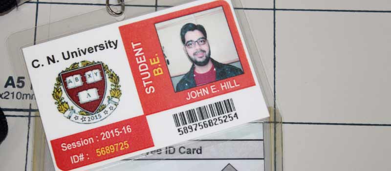 Student ID Card Sample