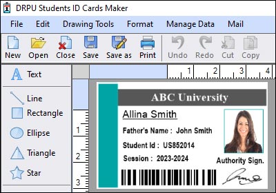 Student ID Designing Software
